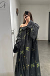 Mutedance 24 Spring/Summer Wide Shoulder Dress Series Silk MD-MD24SS45-SHENLV Dark Green PM116